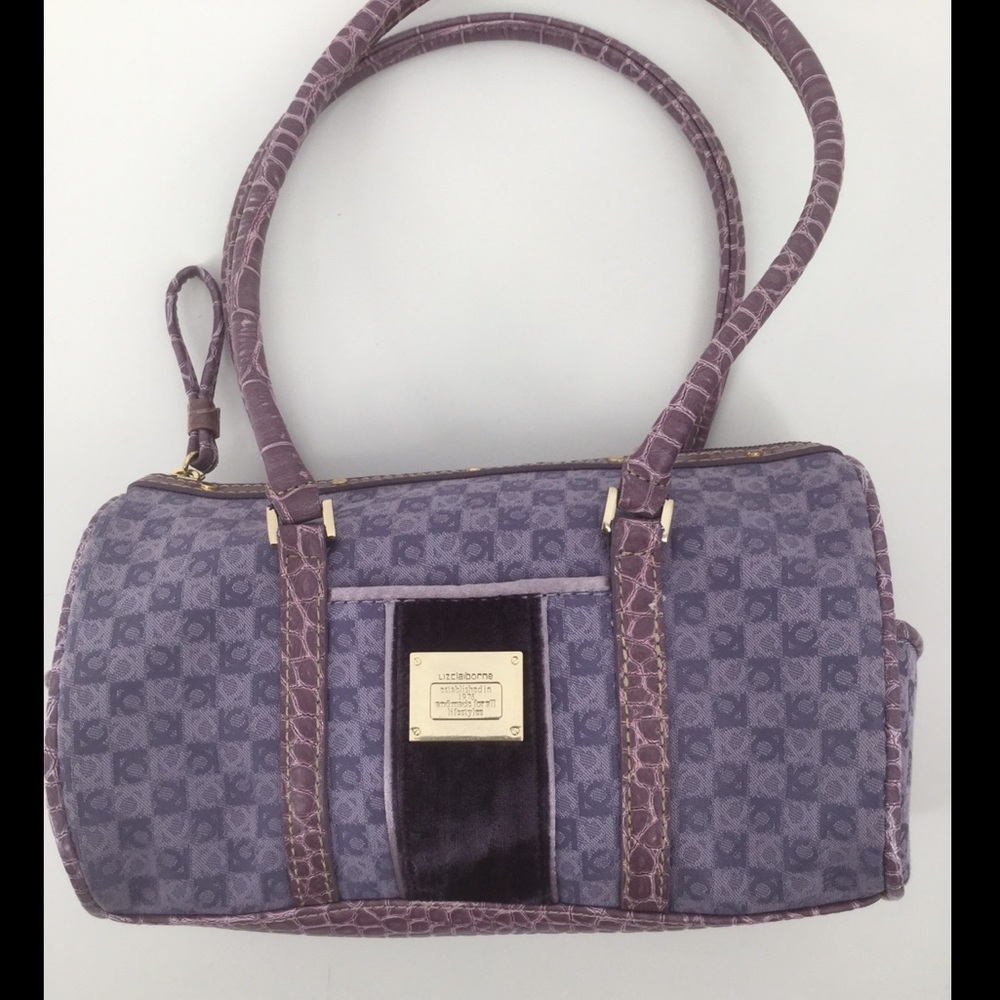 Liz Claiborne Small Vintage Lavender Handbag